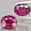 Natural Pink Tourmaline 2.04 Ct. 2 Pcs Oval Shape 7 x 5.2 Mm Gemstone from Nigeria