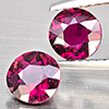 Natural Pink Tourmaline 1.26 Ct. 2 Pcs Round Shape 5.5 Mm Gemstone from Nigeria