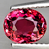 Natural Pink Tourmaline 1.50 Ct. Oval Shape 7.7 x 6.2 Mm Gemstone from Nigeria