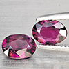 Natural Pink Tourmaline 1.60 Ct. 2 Pcs Oval Shape 7.7 x 5.3 Mm Gemstone from Nigeria