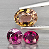 Natural Party Color Pink Tourmaline 2.11 Ct. 3 Pcs Mixed Shape Gemstone from Nigeria