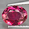 Natural Pink Tourmaline 1.32 Ct. Oval Shape 7.8 x 6 Mm Gemstone from Nigeria