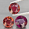 Natural Pink Tourmaline 2.85 Ct. 3 Pcs Round Shape Gemstone from Nigeria