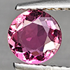 Natural Pink Tourmaline 0.78 Ct. Round Shape 6.1 Mm Gemstone from Nigeria