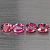 Natural Pink Tourmaline 2.99 Ct. 4 Pcs Oval Shape  Gemstone from Nigeria