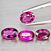 Natural Pink Tourmaline 1.99 Ct. 4 Pcs Oval Shape Gemstone from Nigeria