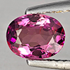 Natural Pink Tourmaline 0.91 Ct. Oval Shape 7 x 5.5 Mm Gemstone from Nigeria