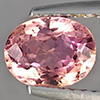 Natural Pink Tourmaline 1.05 Ct. Oval Shape 7.3 x 5.3 Mm Gemstone from Nigeria