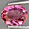 Natural Pink Tourmaline 0.88 Ct. Oval Shape 6.7 x 5.1 Mm Gemstones From Nigeria