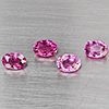 Natural Pink Tourmaline 2.11 Ct. 4 Pcs Oval Shape 5.8 x 4.4 Mm Gemstones From Nigeria