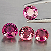 Natural Pink Tourmaline 2.36 Ct. 4 Pcs Round Shape Gemstones From Nigeria