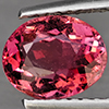 Natural Pink Tourmaline 1.72 Ct. Oval Shape 8.2 x 6.2 Mm Gemstones From Nigeria