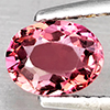 Natural Pink Tourmaline 1.26 Ct. Oval Shape 7 x 5.4 Mm Gemstones From Nigeria