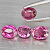 Natural Pink Tourmaline 1.70 Ct. 4 Pcs Oval Shape Gemstones From Nigeria