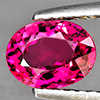 Natural Pink Tourmaline 0.95 Ct. Oval Shape 7.3 x 5.6 Mm Gemstones From Nigeria