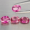 Natural Pink Tourmaline 1.90 Ct. 4 Pcs Oval Shape Gemstones From Nigeria