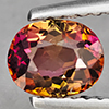 Natural Fancy Color Pink Tourmaline 0.78 Ct. Oval Shape 6.2 x 5.1 Mm Gemstones From Nigeria