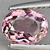 Natural Pink Tourmaline 1.38 Ct. Oval Shape 8 x 5.8 Mm Gemstones From Nigeria