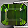 Natural Green Tourmaline 3.87 Ct. Octagon Shape 9 x 7.5 Mm Gemstone From Nigeria