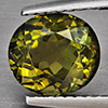 Natural Green Tourmaline Gemstones 2.39 Ct. Oval Shape 8.3 x 7.5 Mm.