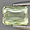 Natural Green Tourmaline Gemstones 0.97 Ct. Octagon Shape 6.2 x 46 Mm.