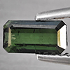 Natural Green Tourmaline Gemstones 0.74 Ct. Octagon Shape 7.4 x 3.9 Mm. Natural Green Tourmaline Gemstones 0.74 Ct. Octagon Shape 7.4 x 3.9 Mm.