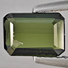 Natural Green Tourmaline Gemstones 0.70 Ct. Octagon Shape 7.2 x 5 Mm. Natural Green Tourmaline Gemstones 0.70 Ct. Octagon Shape 7.2 x 5 Mm.