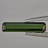 Natural Green Tourmaline Gemstones 0.89 Ct. Octagon Shape 12.8 x 2.9 Mm. Natural Green Tourmaline Gemstones 0.89 Ct. Octagon Shape 12.8 x 2.9 Mm.