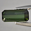 Natural Green Tourmaline Gemstones 0.71 Ct. Octagon Shape 7.8 x 3.4 Mm. Natural Green Tourmaline Gemstones 0.71 Ct. Octagon Shape 7.8 x 3.4 Mm.