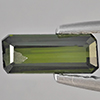 Natural Green Tourmaline Gemstones 0.84 Ct. Octagon Shape 8.5 x 3.5 Mm. Natural Green Tourmaline Gemstones 0.84 Ct. Octagon Shape 8.5 x 3.5 Mm.