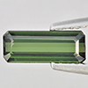 Natural Green Tourmaline Gemstones 0.88 Ct. Octagon Shape 9.2 x 3.6 Mm. Natural Green Tourmaline Gemstones 0.88 Ct. Octagon Shape 9.2 x 3.6 Mm.