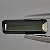 Natural Green Tourmaline Gemstones 0.46 Ct. Octagon Shape 9 x 3 Mm. Natural Green Tourmaline Gemstones 0.46 Ct. Octagon Shape 9 x 3 Mm.