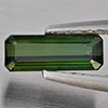 Natural Green Tourmaline Gemstones 0.79 Ct. Octagon Shape 8.8 x 3.4 Mm. Natural Green Tourmaline Gemstones 0.79 Ct. Octagon Shape 8.8 x 3.4 Mm.