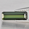 Natural Green Tourmaline Gemstones 0.79 Ct. Octagon Shape 10.5 x 3.5 Mm. Natural Green Tourmaline Gemstones 0.79 Ct. Octagon Shape 10.5 x 3.5 Mm.