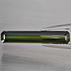 Natural Green Tourmaline Gemstones 1.76 Ct. Octagon Shape 19.6 x 3.5 Mm. Natural Green Tourmaline Gemstones 1.76 Ct. Octagon Shape 19.6 x 3.5 Mm.