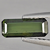 Natural Green Tourmaline Gemstones 0.67 Ct. Octagon Shape 9.3 x 3.8 Mm. Natural Green Tourmaline Gemstones 0.67 Ct. Octagon Shape 9.3 x 3.8 Mm.