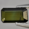 Natural Green Tourmaline Gemstones 0.63 Ct. Octagon Shape 7 x 3.8 Mm. Natural Green Tourmaline Gemstones 0.63 Ct. Octagon Shape 7 x 3.8 Mm.