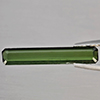 Natural Green Tourmaline Gemstones 1.55 Ct. Octagon Shape 19.4 x 3.5 Mm. Natural Green Tourmaline Gemstones 1.55 Ct. Octagon Shape 19.4 x 3.5 Mm.