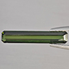 Natural Green Tourmaline Gemstones 1.25 Ct. Octagon Shape 18.9 x 3.5 Mm. Natural Green Tourmaline Gemstones 1.25 Ct. Octagon Shape 18.9 x 3.5 Mm.