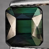 Natural Green Tourmaline 0.90 Ct. Octagon Shape 5.9 x 5.3 Mm Gemstone From Nigeria