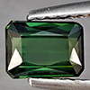 Natural Green Tourmaline 0.95 Ct. Octagon Shape 5.5 x 5.2 Mm Gemstone From Nigeria