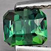 Natural Green Tourmaline 0.88 Ct. Octagon Shape 5.9 x 4.9 Mm Gemstone From Nigeria
