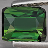Natural Green Tourmaline 0.88 Ct. Octagon Shape 5.9 x 4.7 Mm Gemstone From Nigeria
