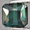 Natural Green Tourmaline 0.82 Ct. Octagon Shape 5 x 4.7 Mm Gemstone From Nigeria