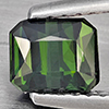 Natural Green Tourmaline 1.97 Ct. Octagon Shape 5.7 x 4.7 Mm Gemstone From Nigeria