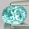 1.08 Ct. Alluring Oval Shape Natural Gem Blue Zircon