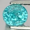 1.05 Ct. Oval Natural Gem Blue Color Zircon Cambodia
