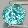 1.11 Ct. Alluring Natural Gem Blue Zircon Oval Shape