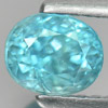1.17 Ct. Calibrate Size Natural Blue Zircon  Cambodia