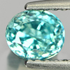 1.20Ct. Charming Natural Oval Blue Zircon  Cambodia Gem